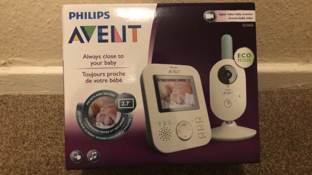 philips avent digital video baby monitor scd620