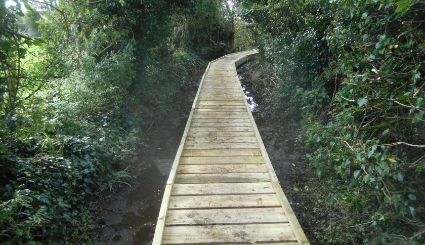 Council’s “Rights of Way” team complete improvement works on Gwaenysgor boardwalk