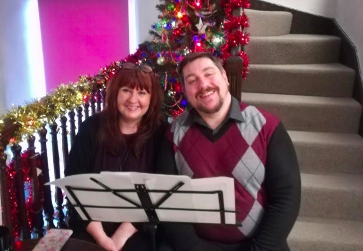 Christmas Cheer at the Old Court House Cafe in Flint