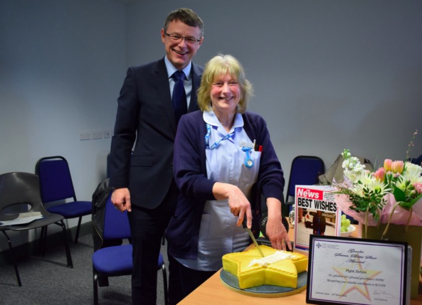 Buckley district nurse becomes a Health Board star