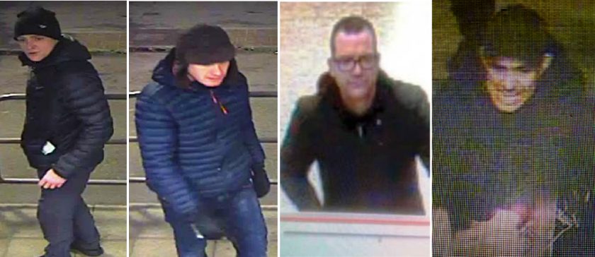 Police are asking for help in identifying these men caught on CCTV in Flintshire