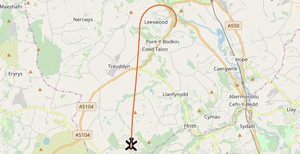 Air ambulance responds to ‘medical emergency’ in Pontybodkin