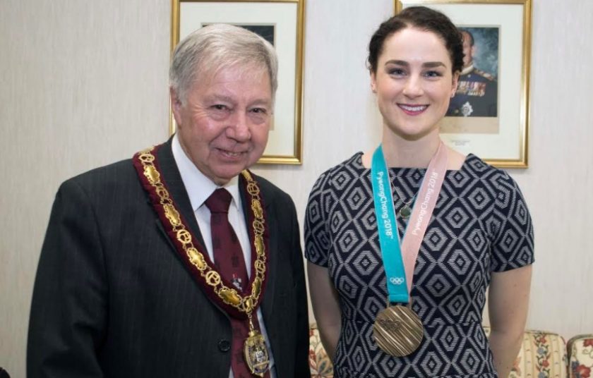 Flintshire Civic Reception for Olympic medallist Laura Deas