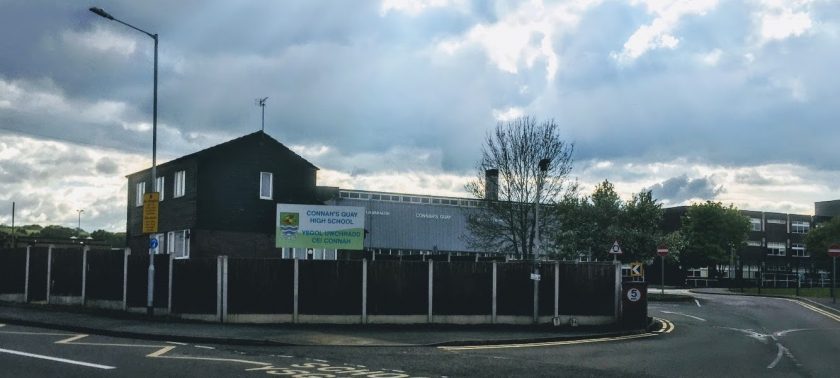 First of a possible 6 days of strike action hits Connah’s Quay High School today