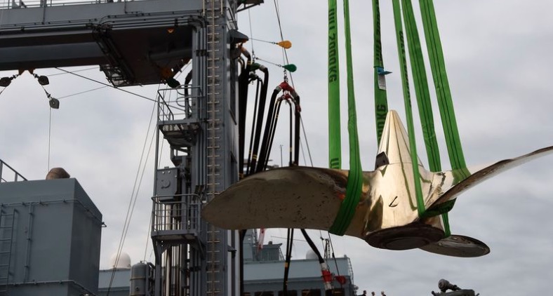 World War One U-Boat propeller handed back to the German Navy following a joint operation involving North Wales Police.