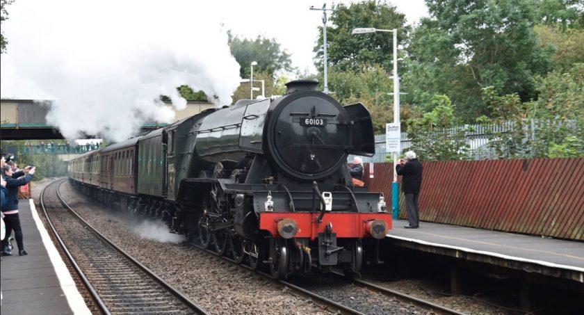 Flying Scotsman steams through Deeside – Some of today’s images shared on social media