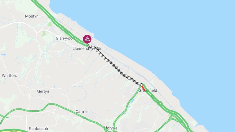 A548 near Mostyn reopens following earlier collision