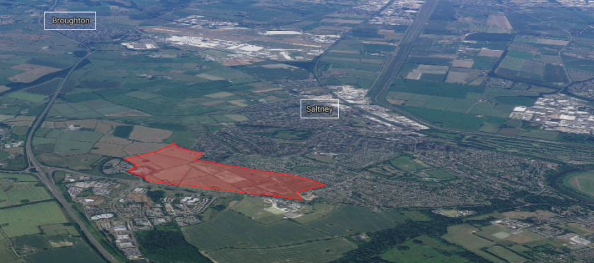 Chester to get new 1,269-home estate close to the Flintshire border