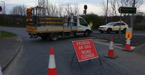 A494 Mold bypass has reopened following earlier incident which saw a pedestrian struck by car