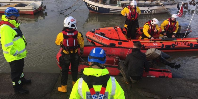Flint Coastguard Officers issue man with ‘stern safety advice’ after drifting boat triggers call out.