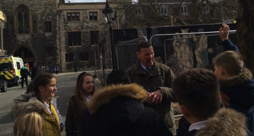 Holywell youngsters attend Westminster Abbey to celebrate Commonwealth Day