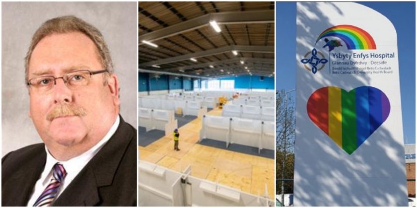 Flintshire Council leader’s tour of Deeside field hospital brought home seriousness of coronavirus crisis