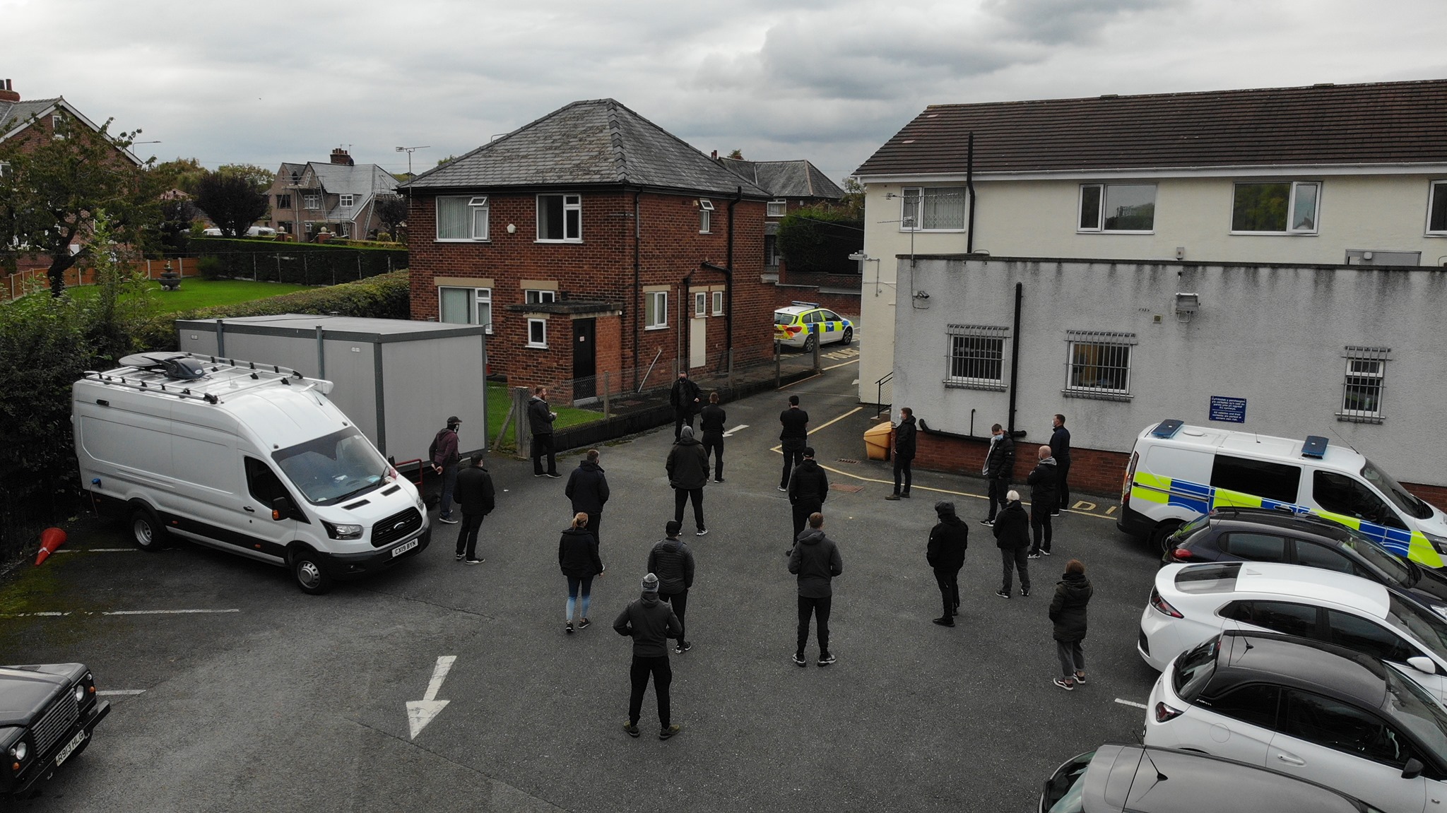 Officer briefing earlier today