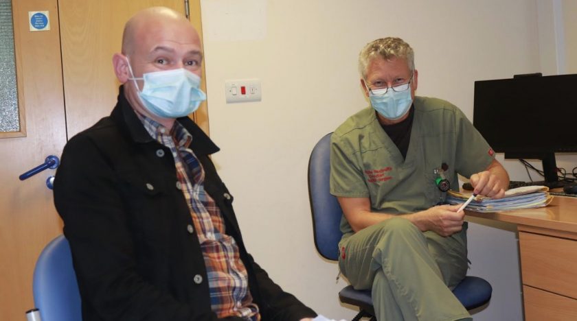 Holywell man unable to walk through illness is now back on his feet thanks to vascular surgeons