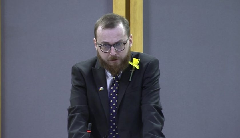 “Let me put this on the record, Putin is a War Criminal” – Alyn and Deeside MS Jack Sargeant