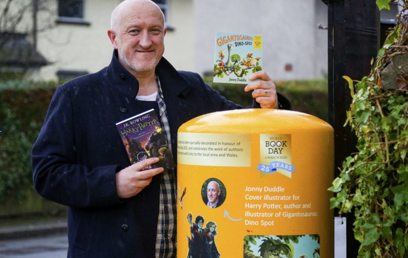 Flintshire post box adorned with special artwork to mark World Book Day’s 25th anniversary