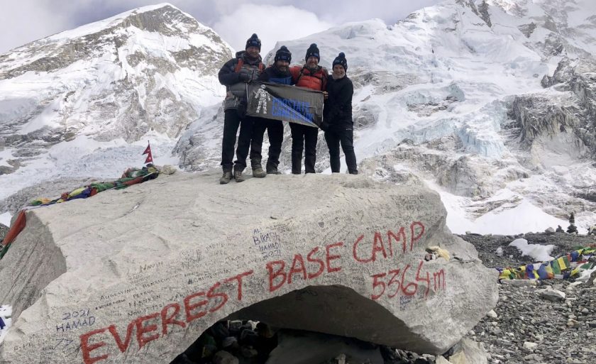 Two brothers both been treated for Prostate Cancer reach Everest base camp after epic charity trek
