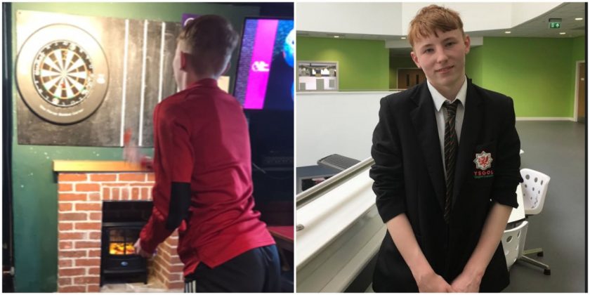 Flintshire schoolboy taking the world of darts by storm