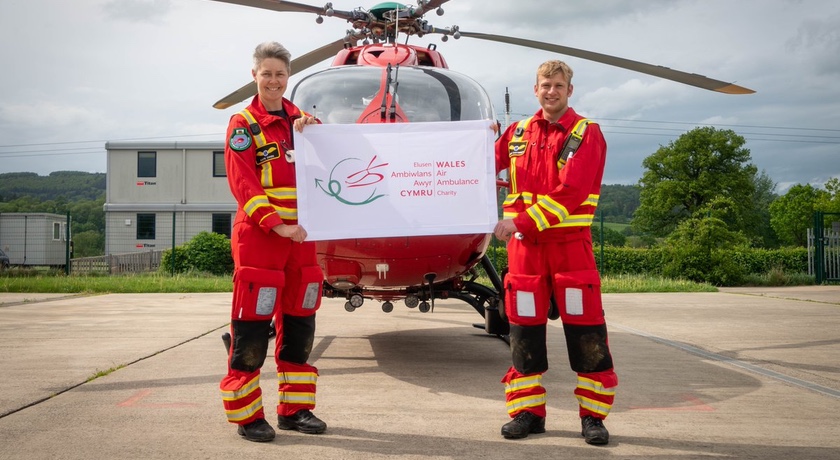 Wales Air Ambulance flies into the with new-look identity