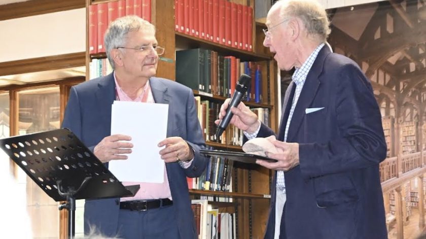 Gladstone’s Library supporter honoured with fellowship.