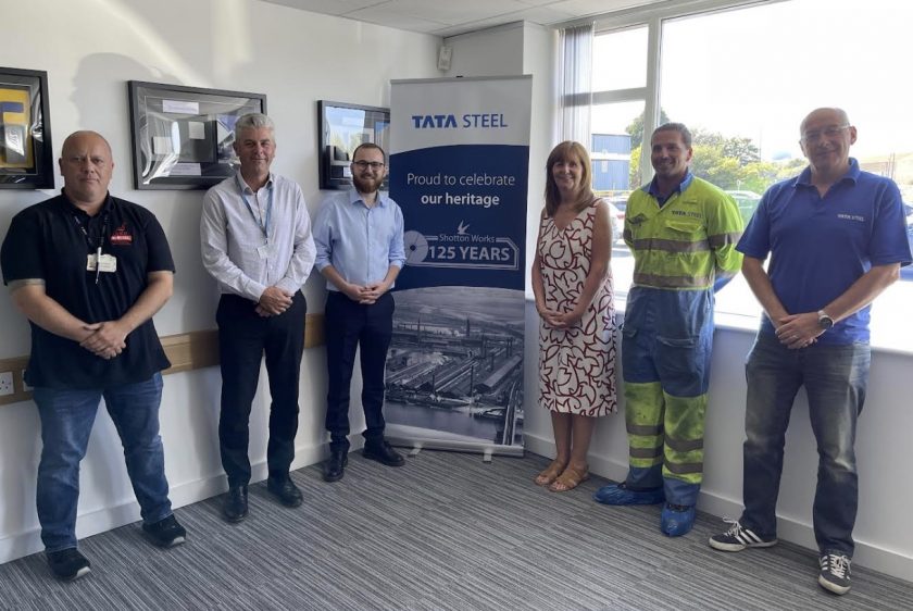Welsh Government Minister pays visit to Tata Shotton