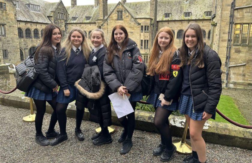 University visit for dedicated Flintshire language students