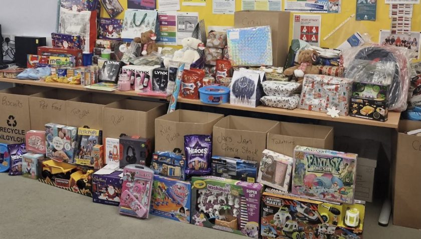 Flintshire school’s Christmas appeal results in thousands of donations