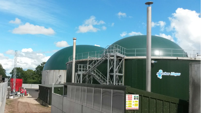 A typical Anaerobic Digestion plant