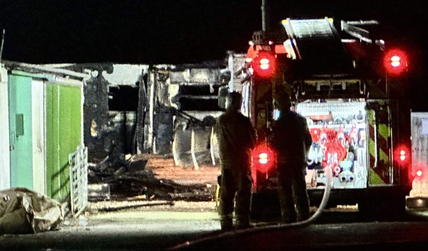 Sealand Road: Investigation after fire spreads from caravan to industrial buildings
