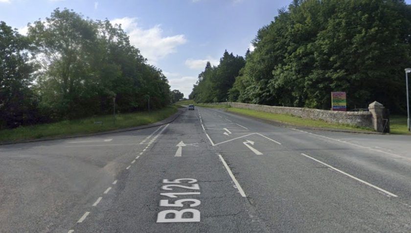 Two people taken to hospital following collision on Chester Road in Hawarden this morning