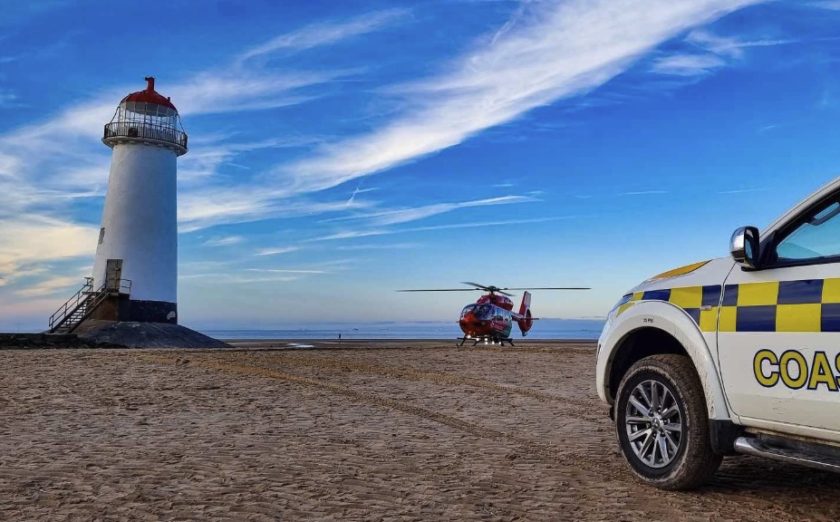 Flint Coastguard officers scramble to reports of ‘medical emergency’ at Talacre beach