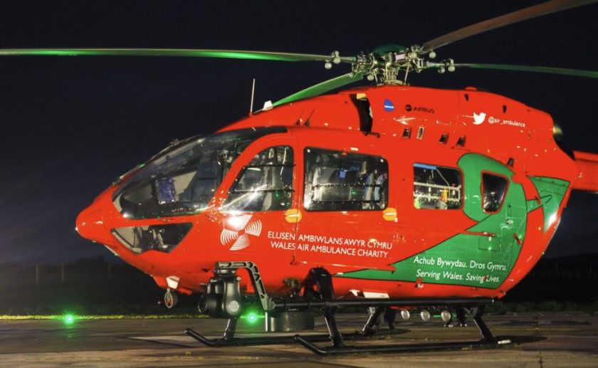 Volunteering takes new twist at Wales Air Ambulance
