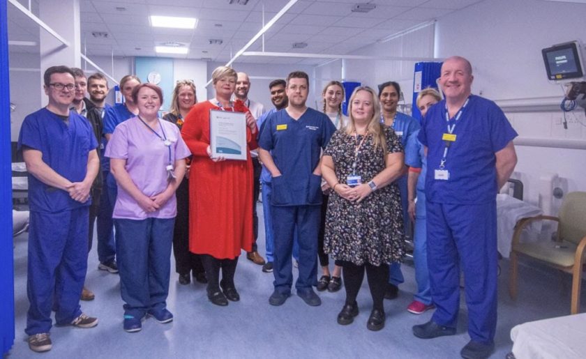 Quality accolade for Countess of Chester Hospital’s endoscopy team