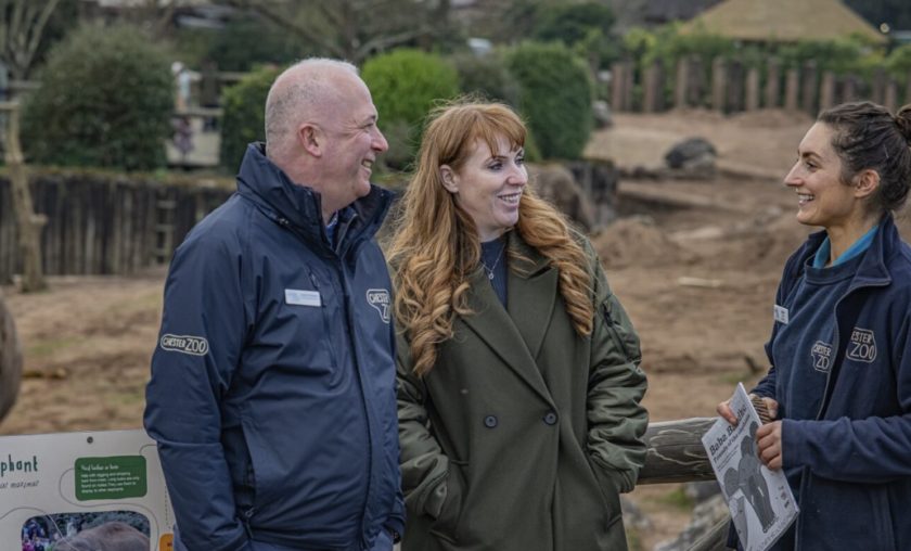 Labour deputy leader Angela Rayner praises “nationally leading” Chester Zoo