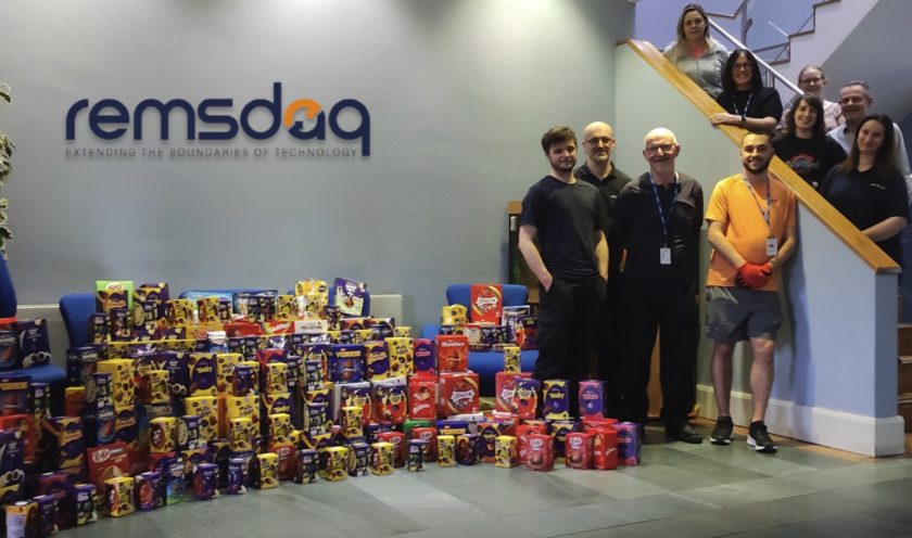 Deeside based tech firm donates over two hundred Easter Eggs to Flintshire Foodbank