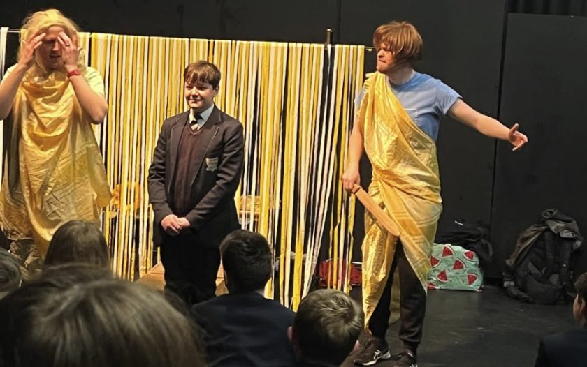 Humorous Shakespeare performance captivates Flintshire students