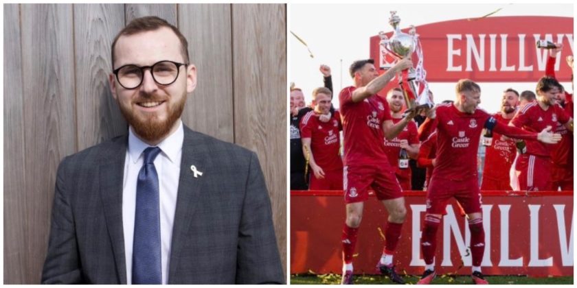 Nomads JD Welsh Cup win celebrated in the Senedd