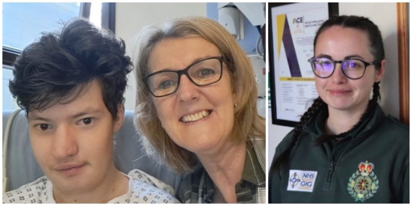 Holidaymaker thanks North Wales ambulance staff after son’s cardiac arrest