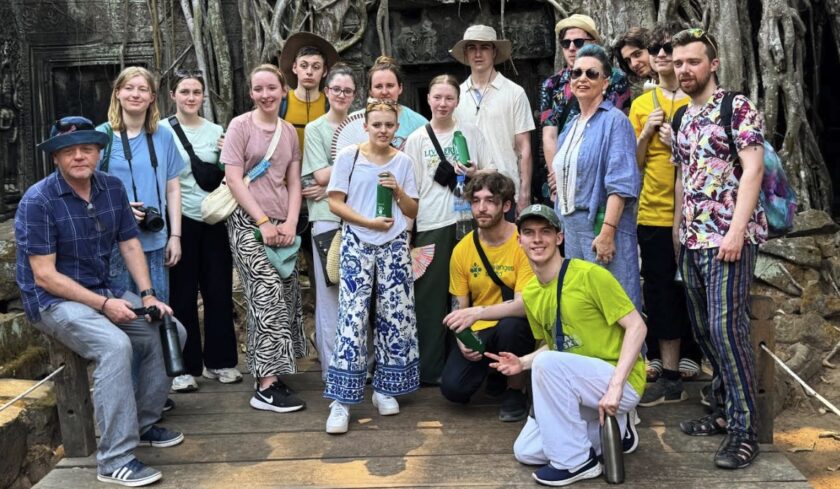 Caring Coleg Cambria students support Cambodian children on emotional education adventure