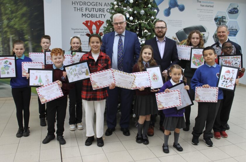 Ewloe pupil’s Christmas card design chosen for Alyn and Deeside e-card