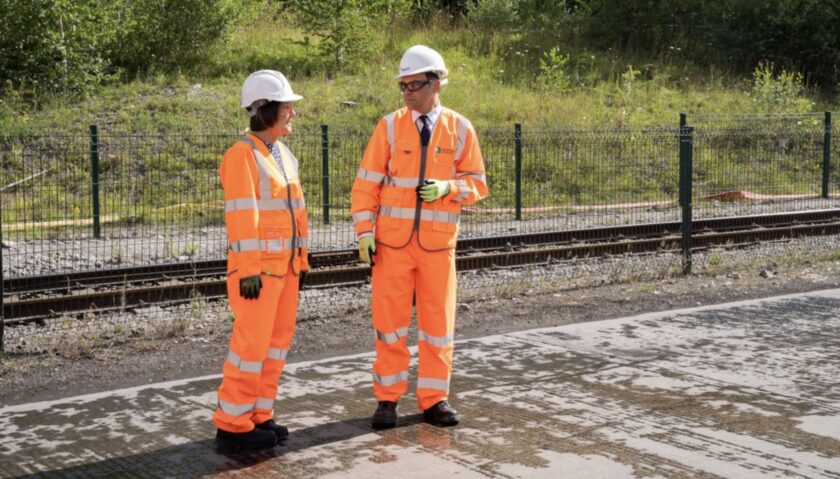 Cabinet Secretary praises “incredible progress” on new Deeside railway station