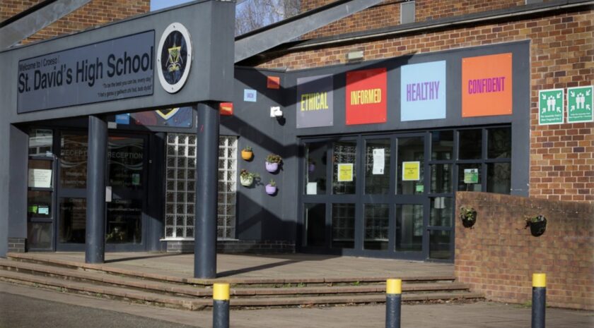 St David’s High School closed today due to suspected gas leak