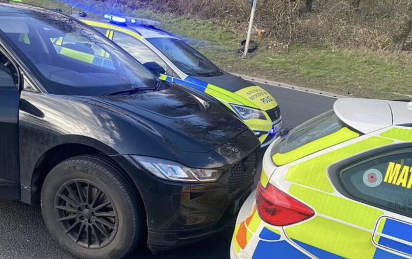 Prestatyn man charged after Jaguar hit 90mph on M62 and was rammed by police