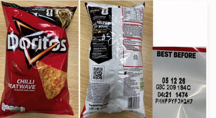 Doritos Chilli Heatwave recalled over undeclared milk